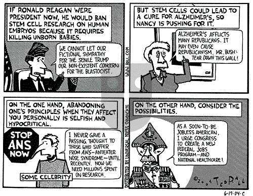 Ted Rall on Monday June 21, 2004 Comic Strip