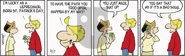 Arlo and Janis on Thursday March 17, 2016 Comic Strip