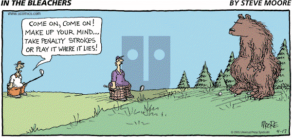 In the Bleachers on Sunday April 17, 2005 Comic Strip