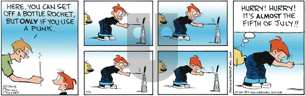 Red and Rover on Thursday July 4, 2013 Comic Strip
