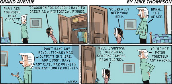 Grand Avenue on Sunday May 25, 2025 Comic Strip