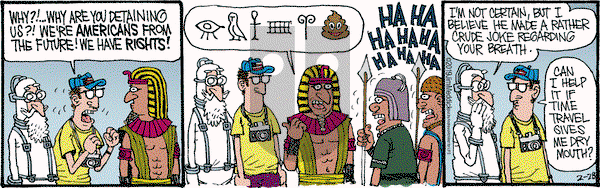 Monty on Thursday February 28, 2019 Comic Strip
