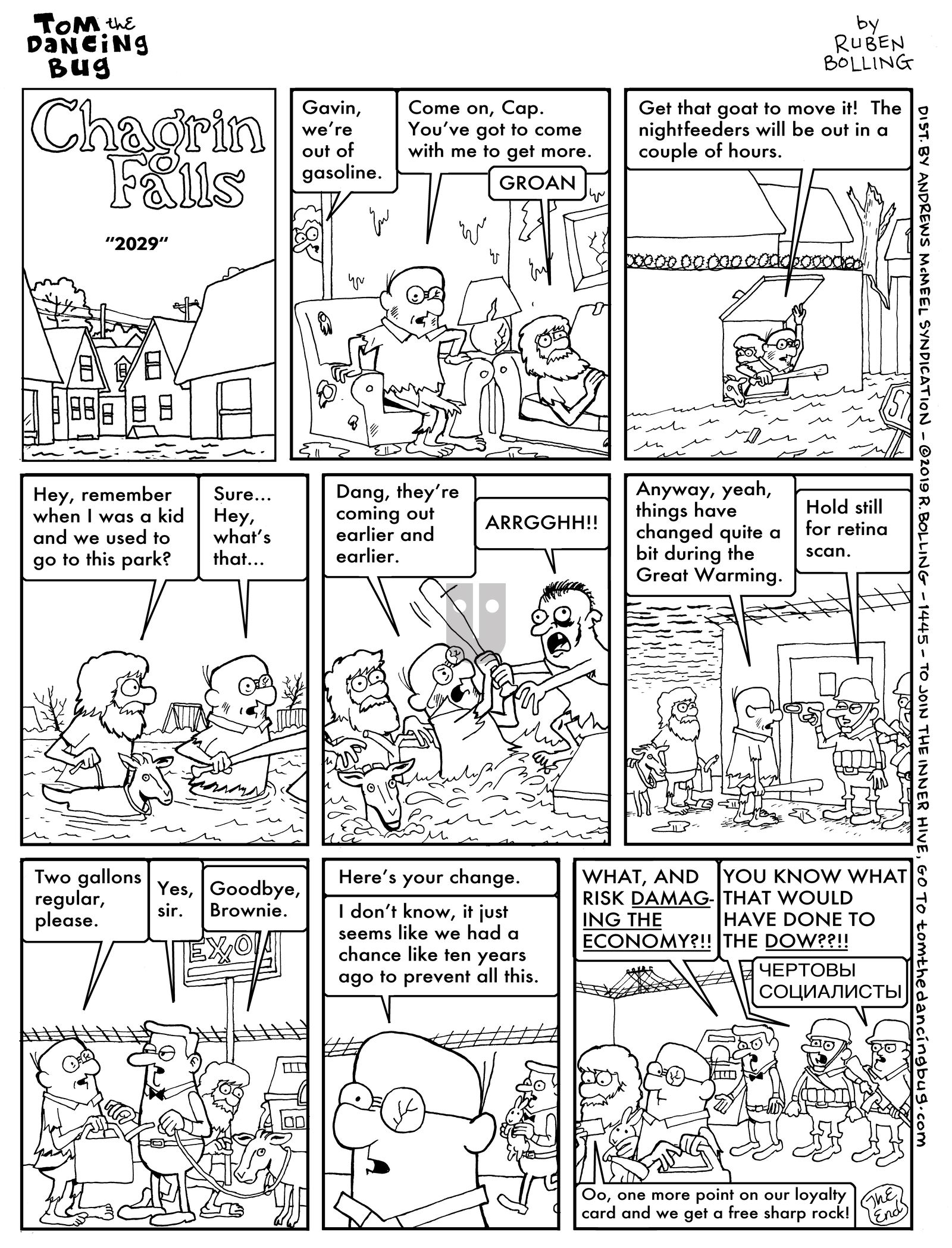 Tom the Dancing Bug - Monday July 1, 2019 Comic Strip
