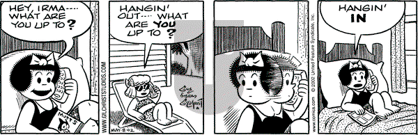 Nancy - Wednesday May 8, 2002 Comic Strip