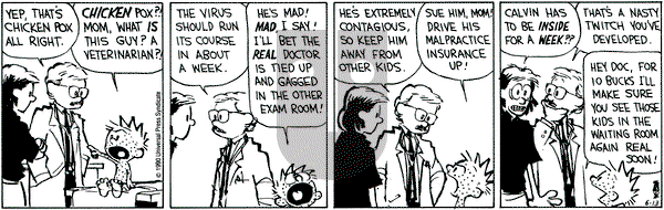 Calvin and Hobbes on Wednesday June 13, 1990 Comic Strip