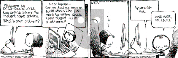 Non Sequitur on Tuesday November 5, 2002 Comic Strip
