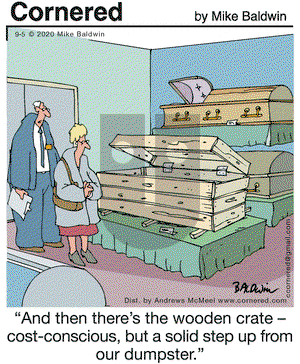 Cornered on Saturday September 5, 2020 Comic Strip