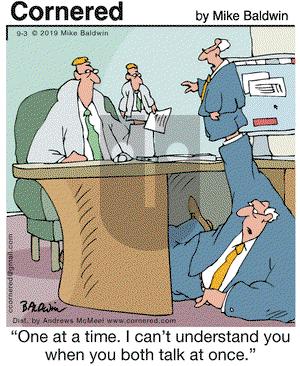 Cornered on Tuesday September 3, 2019 Comic Strip
