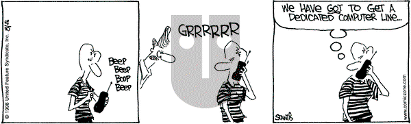 The Buckets on Wednesday August 26, 1998 Comic Strip