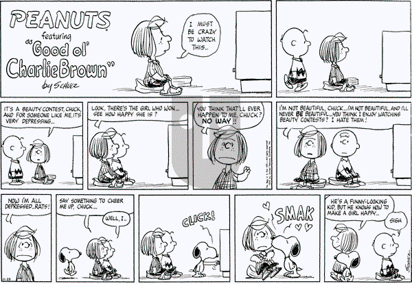 Peanuts - Sunday November 22, 1970 Comic Strip