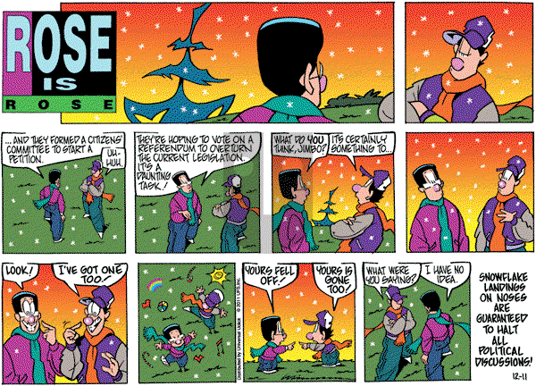 Rose is Rose on Sunday December 11, 2011 Comic Strip