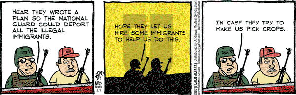 La Cucaracha on Tuesday March 7, 2017 Comic Strip