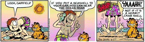Garfield on Wednesday June 27, 1990 Comic Strip