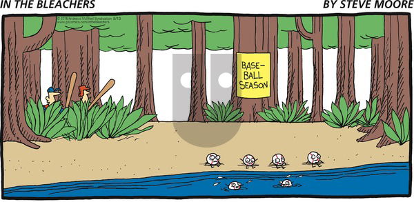 In the Bleachers on Sunday May 13, 2018 Comic Strip
