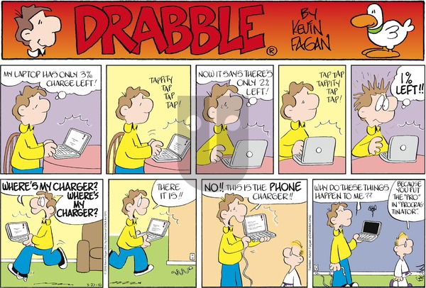 Drabble on Sunday March 20, 2016 Comic Strip