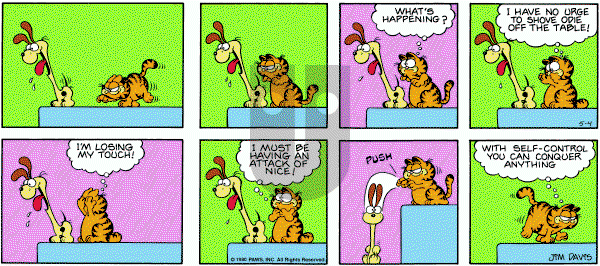Garfield on Sunday May 4, 1980 Comic Strip