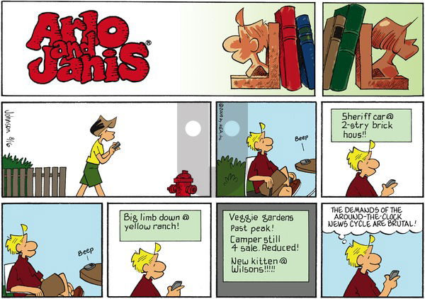 Arlo and Janis on Sunday August 16, 2009 Comic Strip