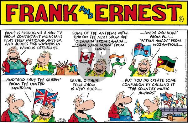 Frank and Ernest on Sunday December 16, 2018 Comic Strip