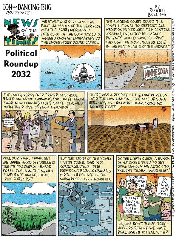 Tom the Dancing Bug on Friday July 27, 2012 Comic Strip