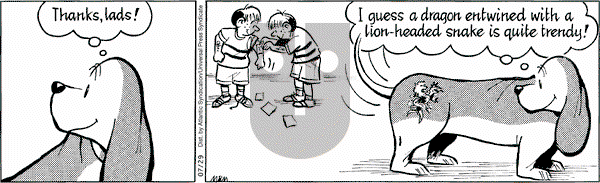 Fred Basset on Tuesday July 29, 2008 Comic Strip