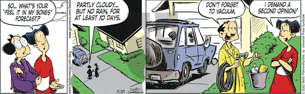 Baldo on Tuesday July 21, 2009 Comic Strip