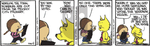 Prickly City on Friday August 3, 2007 Comic Strip