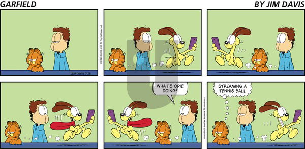 Garfield on Sunday July 26, 2020 Comic Strip