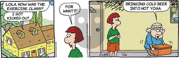Lola on Tuesday July 16, 2013 Comic Strip