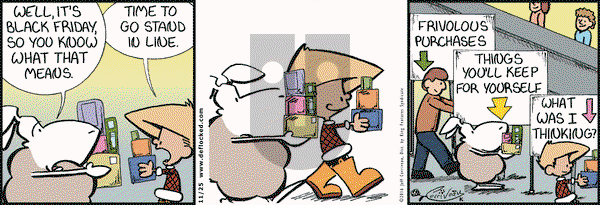 DeFlocked on Friday November 25, 2016 Comic Strip