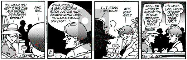 Doonesbury on Wednesday October 23, 1996 Comic Strip