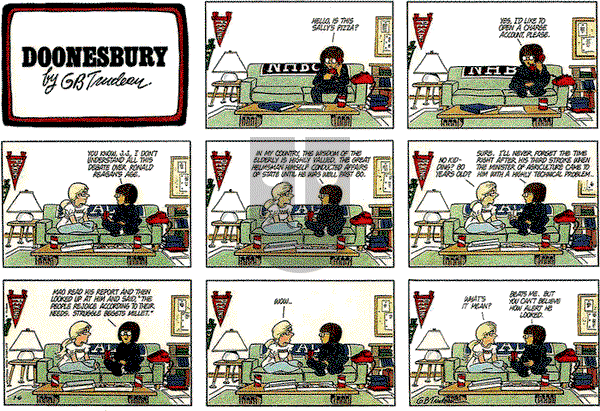 Doonesbury on Sunday January 6, 1980 Comic Strip