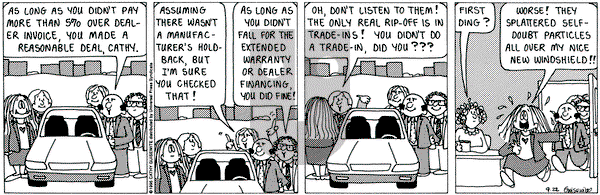 Cathy Classics on Friday September 22, 1995 Comic Strip