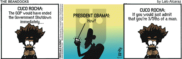 La Cucaracha on Thursday October 17, 2013 Comic Strip