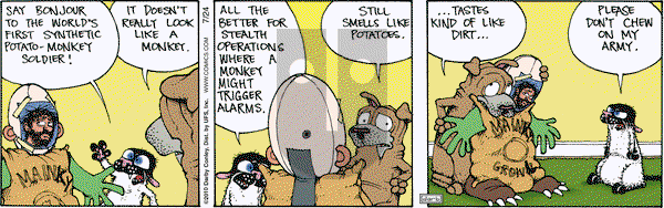 Get Fuzzy on Saturday July 24, 2010 Comic Strip