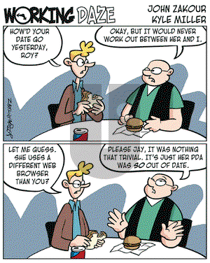 Working Daze on Saturday November 12, 2005 Comic Strip