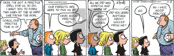 Cleats - Sunday September 17, 2023 Comic Strip