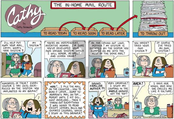 Cathy Classics on Sunday September 21, 1997 Comic Strip