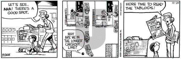 Grand Avenue on Saturday October 20, 2001 Comic Strip