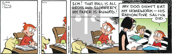 Red and Rover - Thursday November 15, 2018 Comic Strip