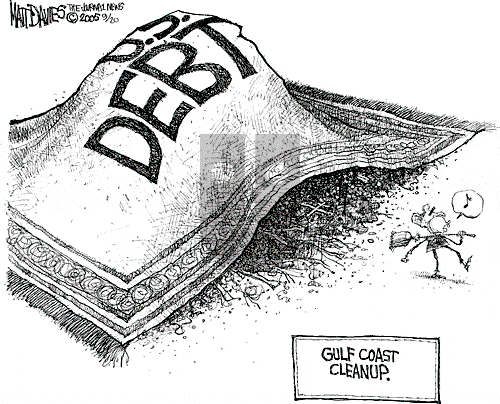 Matt Davies on Monday September 19, 2005 Comic Strip