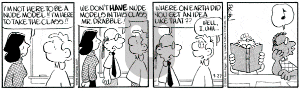 Drabble on Wednesday September 27, 2006 Comic Strip