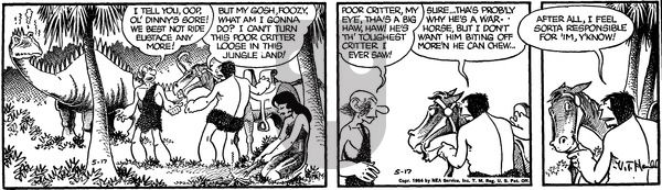 Alley Oop on Monday May 17, 1954 Comic Strip