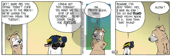 Get Fuzzy on Saturday April 28, 2007 Comic Strip
