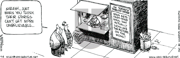 Non Sequitur on Saturday April 8, 2000 Comic Strip