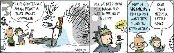 Wallace the Brave on Tuesday January 21, 2020 Comic Strip
