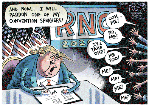 Rob Rogers on Thursday August 27, 2020 Comic Strip