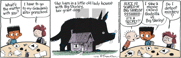 Cul de Sac on Tuesday November 18, 2014 Comic Strip