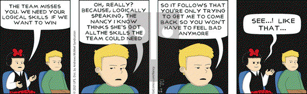 Nancy - Wednesday November 10, 2021 Comic Strip