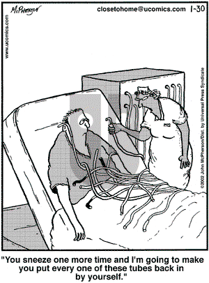 Close to Home on Wednesday January 30, 2002 Comic Strip