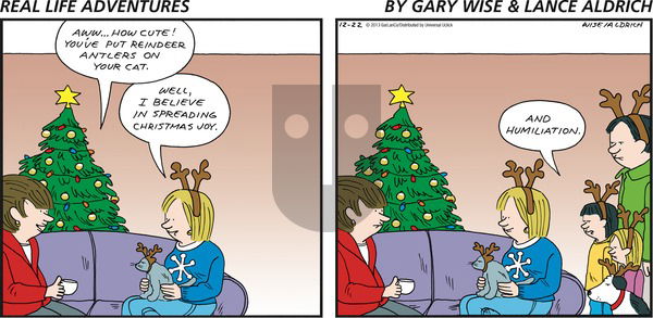 Real Life Adventures on Sunday December 22, 2013 Comic Strip